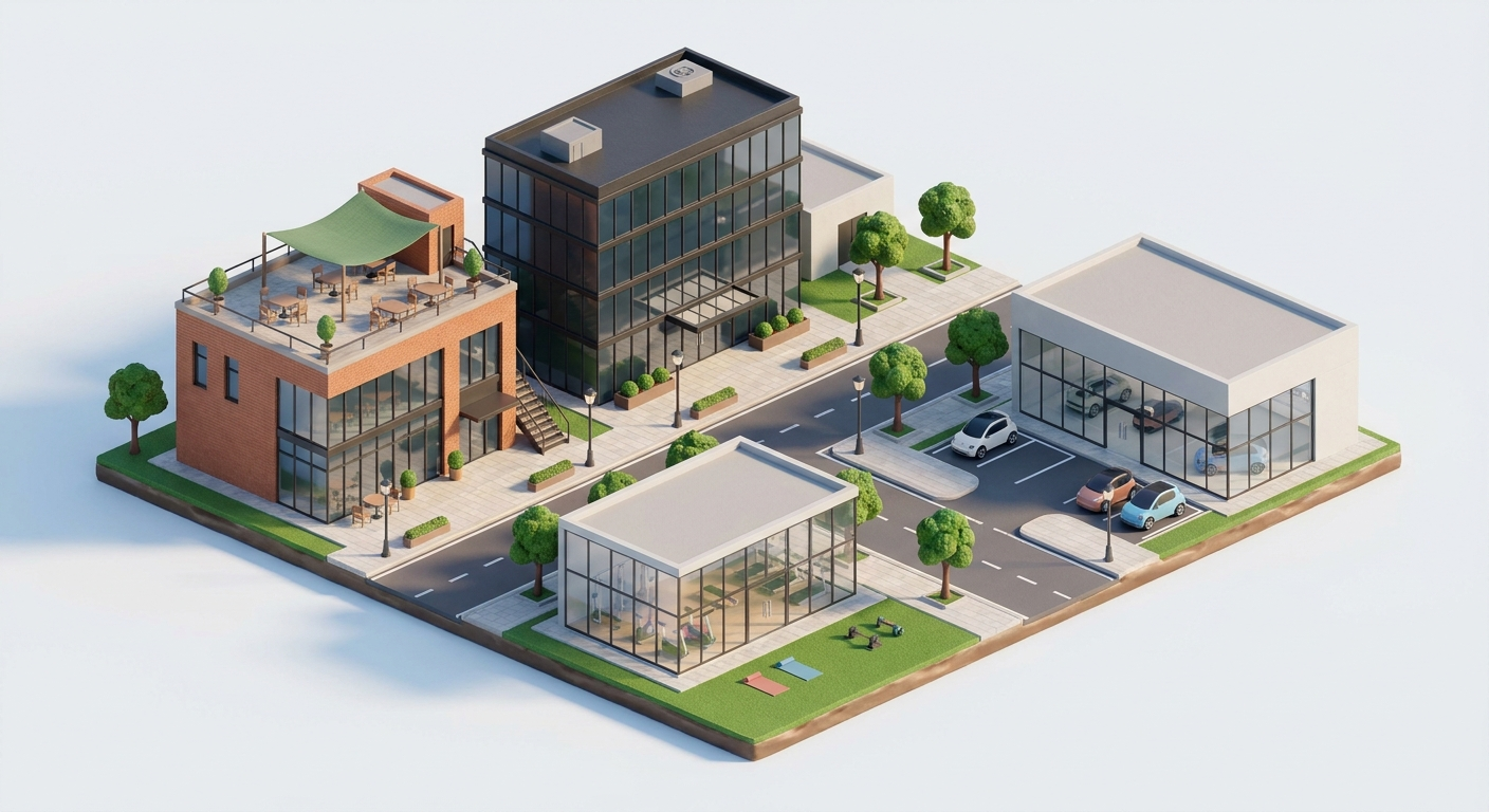 Austin Isometric Neighborhood Map